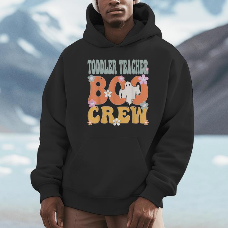 Toddler Teacher Boo Crew Ghost Groovy Halloween For Women Unisex Hoodie, novelty gifts, funny gifts