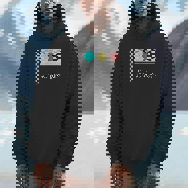 Traffic Light It's Green 信号機 メンズ レディース おしゃれ ユニーク おもしろ パーカー