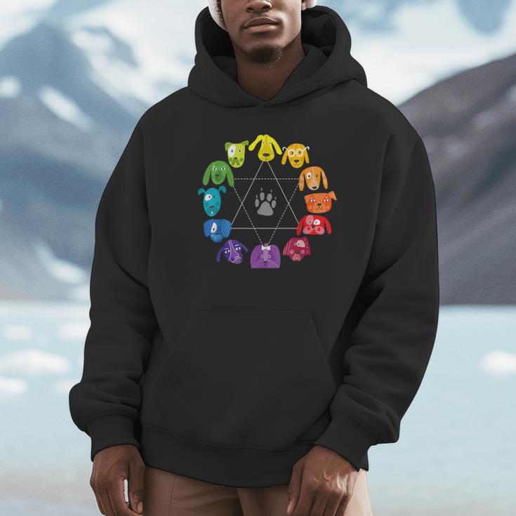 Unique For Artists By ADS Color Wheel Educational Art Teacher Dog Themed Artist Small Unisex Hoodie, novelty gifts, funny gifts Unique For Artists By ADS Color Wheel Educational Art Teacher Dog Themed Artist Small Unisex Hoodie, novelty gifts, funny gifts