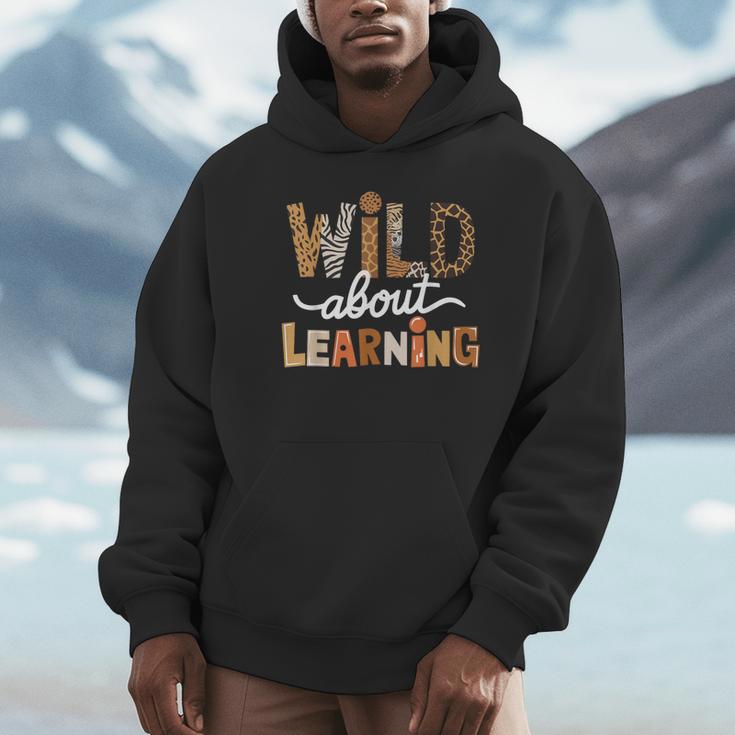 Wild About Learning Back To School First Day Teacher Student Unisex Hoodie, novelty gifts, funny gifts Wild About Learning Back To School First Day Teacher Student Unisex Hoodie, novelty gifts, funny gifts