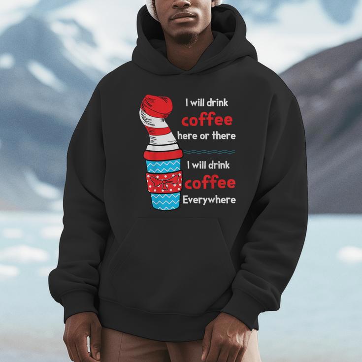 I Will Drink Coffee Here Or There Teacher Teaching Unisex Hoodie, novelty gifts, funny gifts I Will Drink Coffee Here Or There Teacher Teaching Unisex Hoodie, novelty gifts, funny gifts