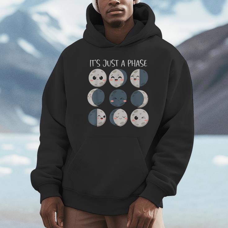 Women Science Teacher Moon Phases Scientist Back To School Unisex Hoodie, novelty gifts, funny gifts