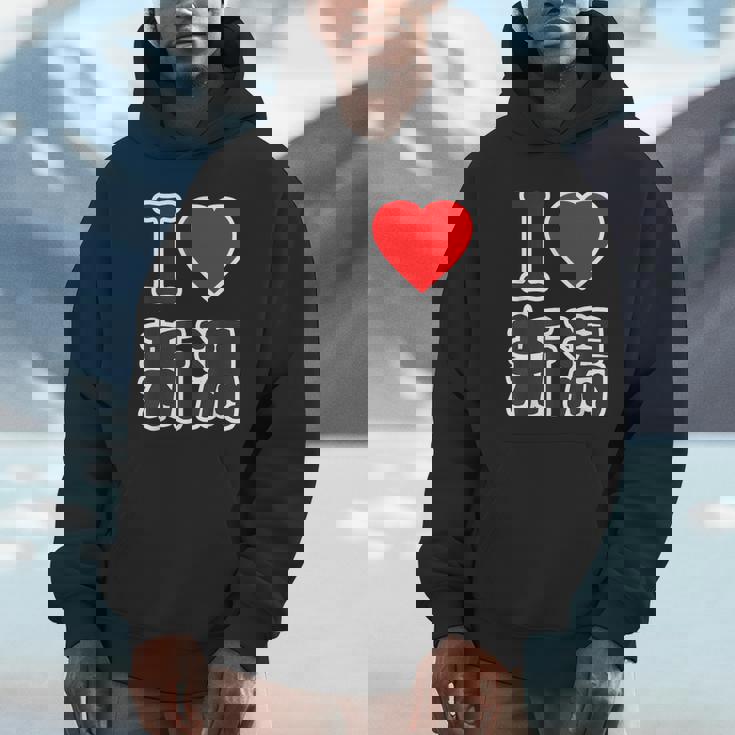 アイラブ・新潟（I Love ハート）Big 大きな文字 ハート【47都道府県】ジモティ お土産 面白 パーカー