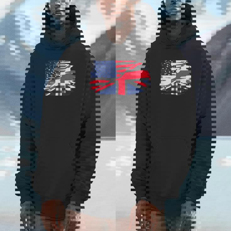 アメリカの国旗-ユニオンジャック-イギリスの国旗 Usa Flag Union Jack Uk Flag パーカー