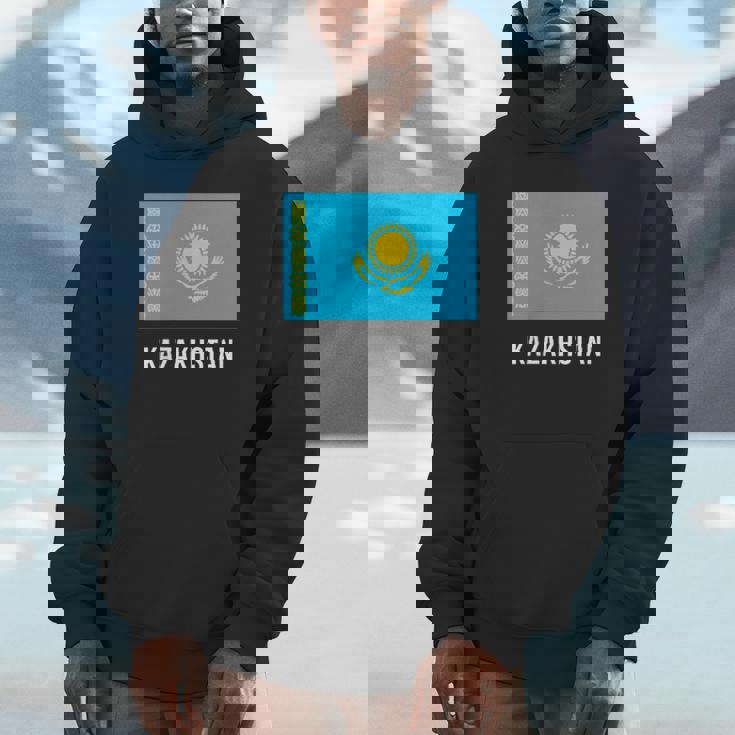 カザフスタン フラッグシャツ パーカー