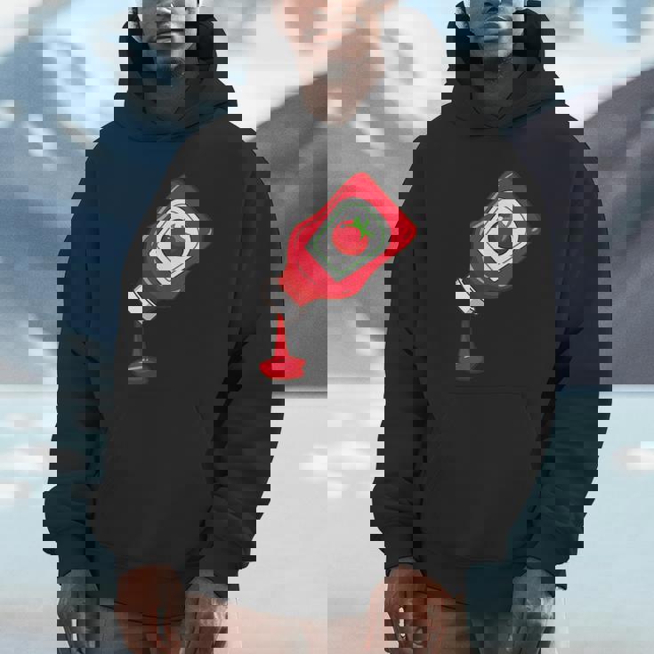 ケチャップをのせて面白いケチャップラバー パーカー