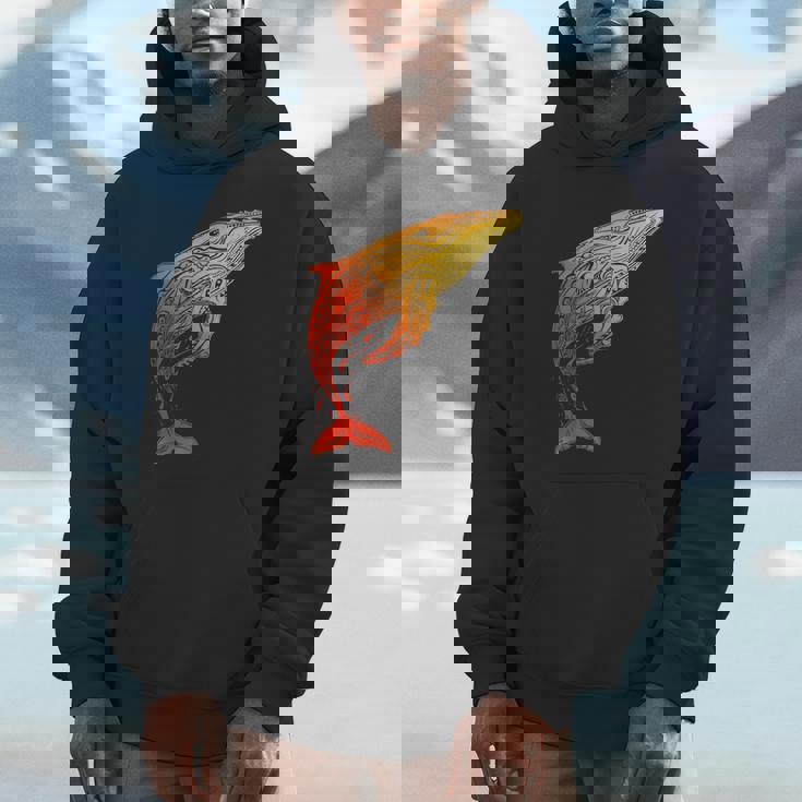 ザトウクジラ ネイティブ ハワイアン ハワイアン トライバル パーカー