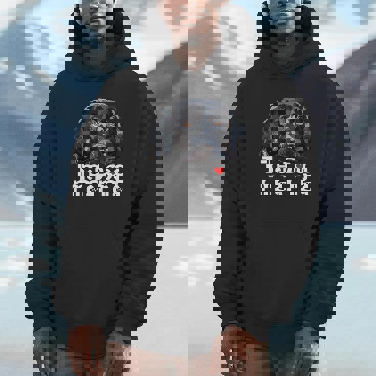 ザドッグママブラックラブラドールママレトリーバーマザードッグマミー 長袖tシャツ パーカー