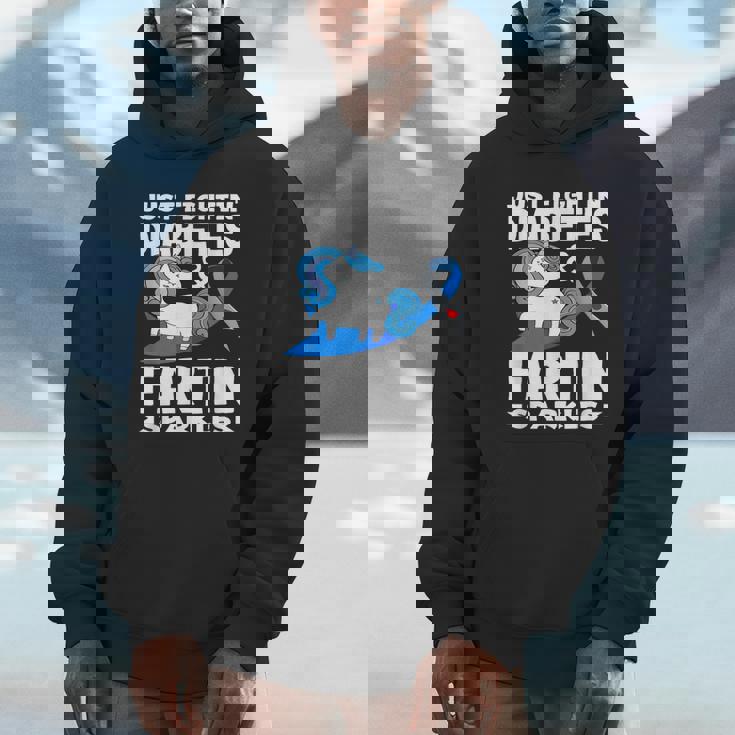 ジャスト・ファイティン・ダイアベティス＆ファーティン・スパークルズ 1型糖尿病 パーカー