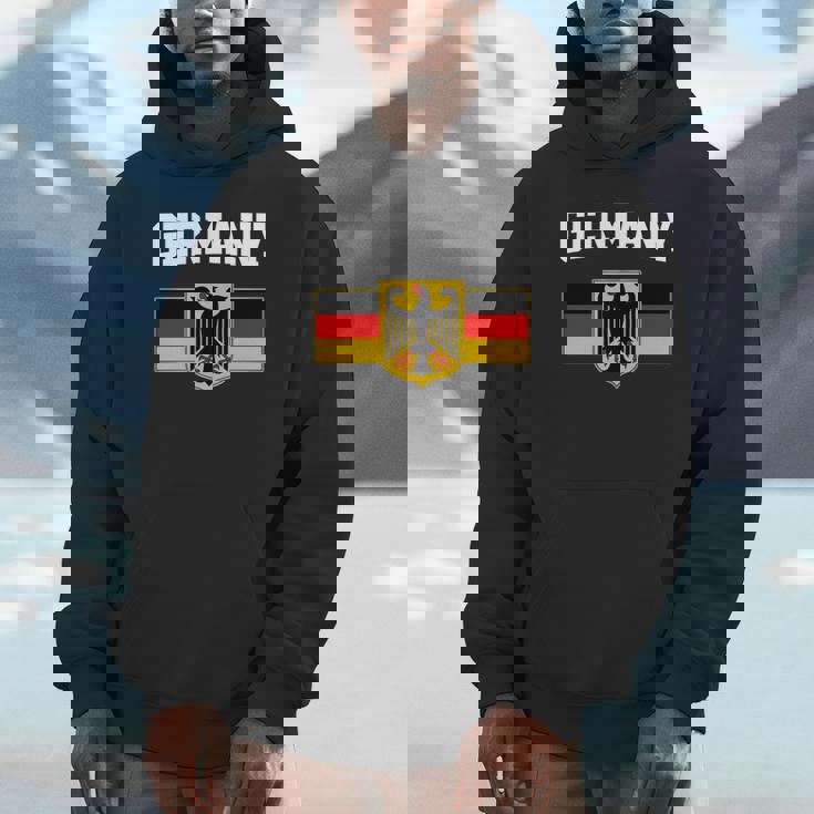 ドイツの国旗 ドイツの国章 長袖tシャツ パーカー