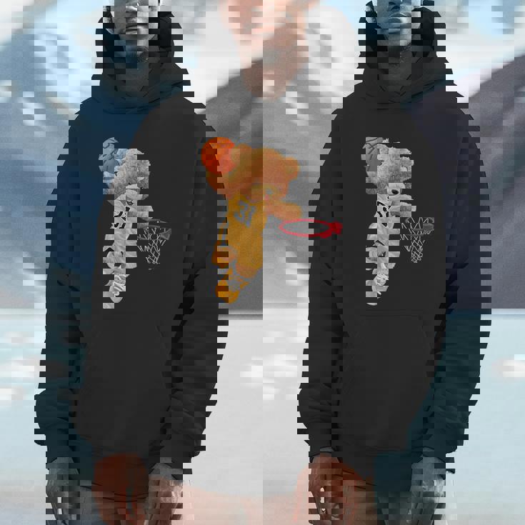 バスケットボール かわいい テディベア パーカー