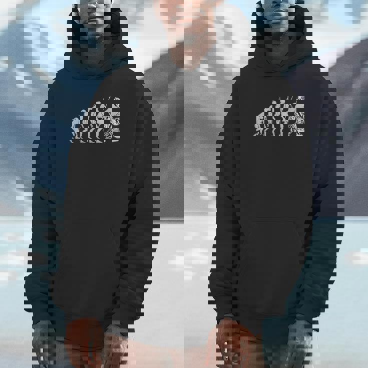 ホッケーゴーリーの進化 面白いアイスホッケー パーカー