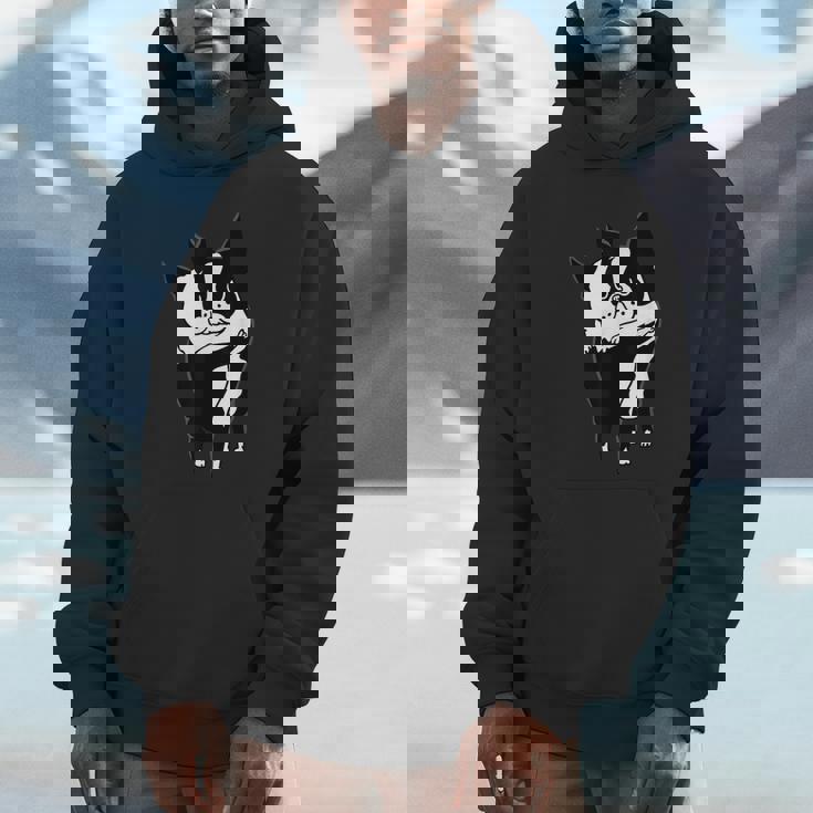 ボストンテリアハグ パーカー