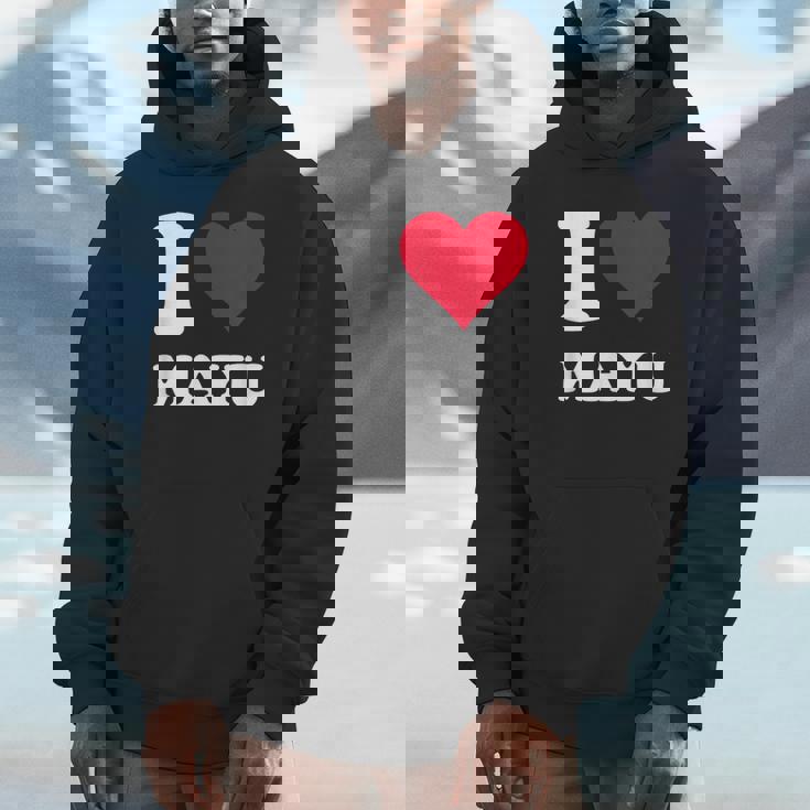 レッドハート I Love Mayu パーカー