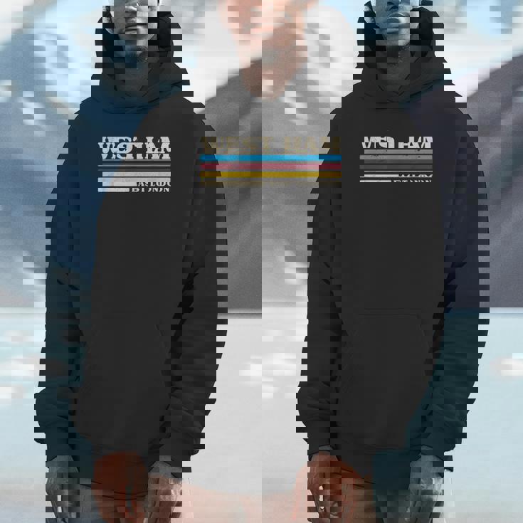 レトロストライプ ウエストハム パーカー