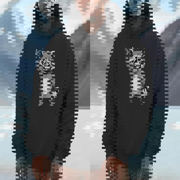 ロックンラスカルサングラスでクール パーカー