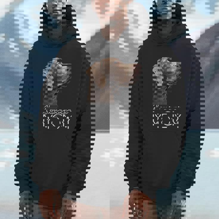 ワイマラナー 犬 ママ パーカー