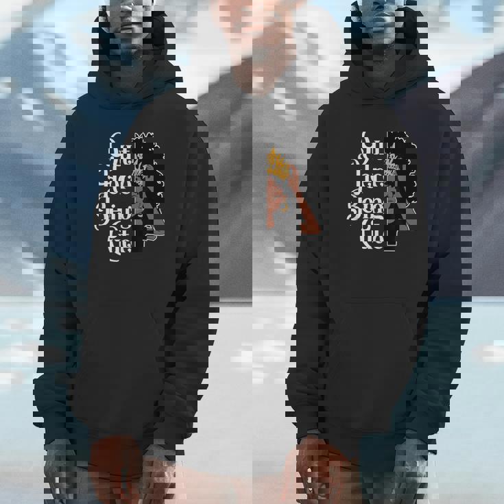 可愛いアフロ黒ギャルメラネティッドソープソウル パーカー