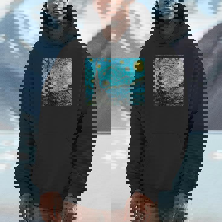 星月夜 ゴッホ 長袖tシャツ パーカー