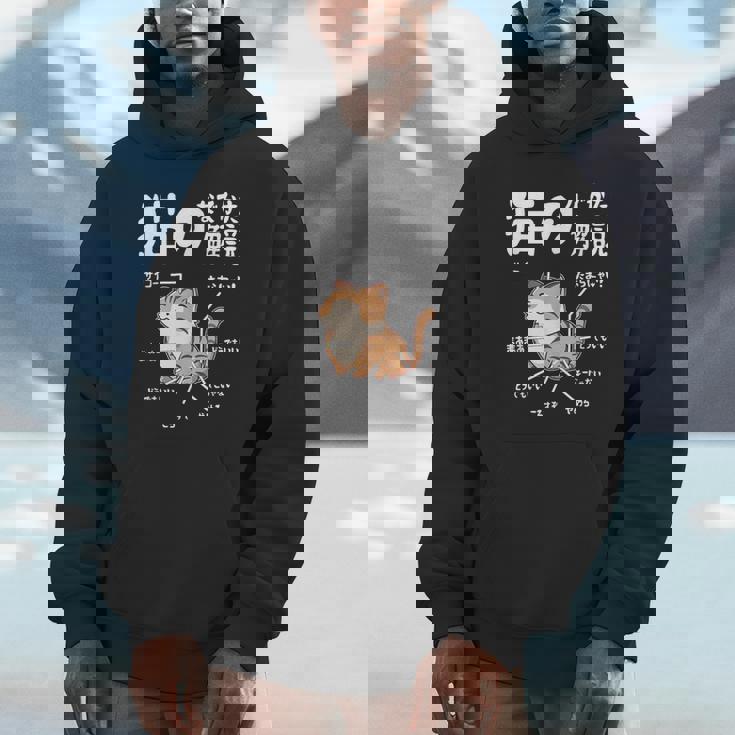 猫のなでかた解説 おもしろ 猫好き アイデア ギフト サプライズ にゃんこ おもしろ パーカー