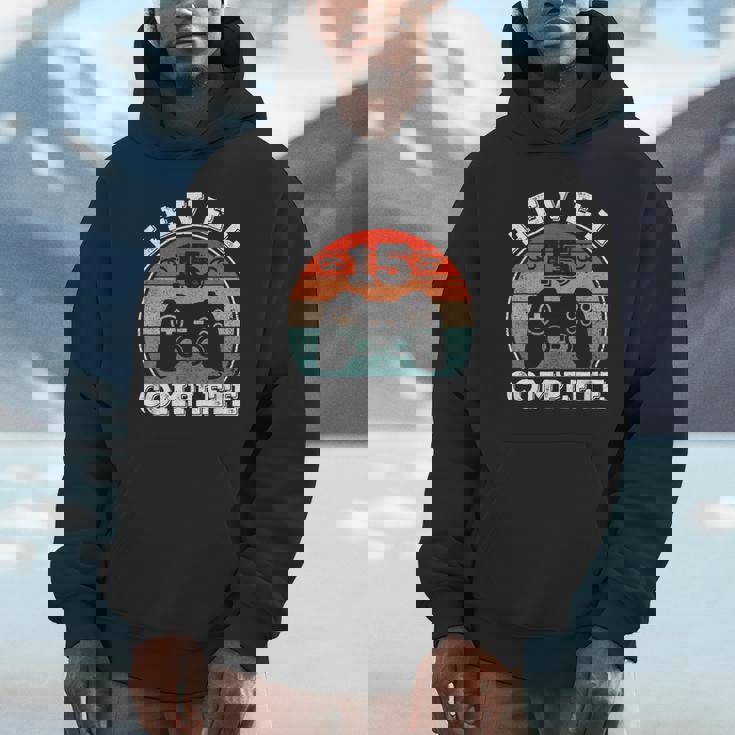 結婚15周年記念 15年目の結婚記念日 結婚15年目 Level 15 Complete パーカー