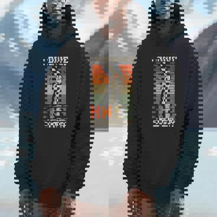 膝の手術の患者さん 面白い膝 パーカー