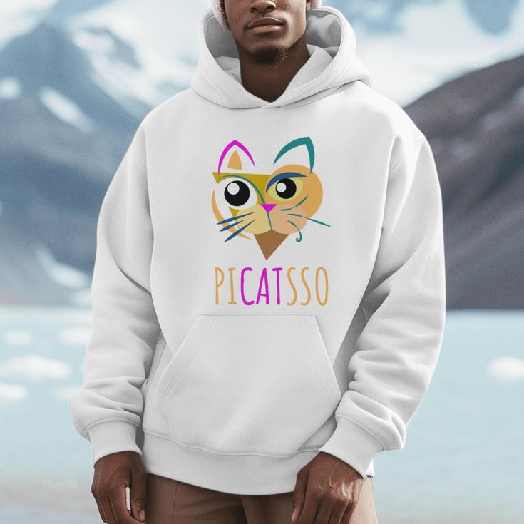 Abstract Cat Art Picatsso Shirt For Art Teachers Unisex Hoodie, novelty gifts, funny gifts Abstract Cat Art Picatsso Shirt For Art Teachers Unisex Hoodie, novelty gifts, funny gifts