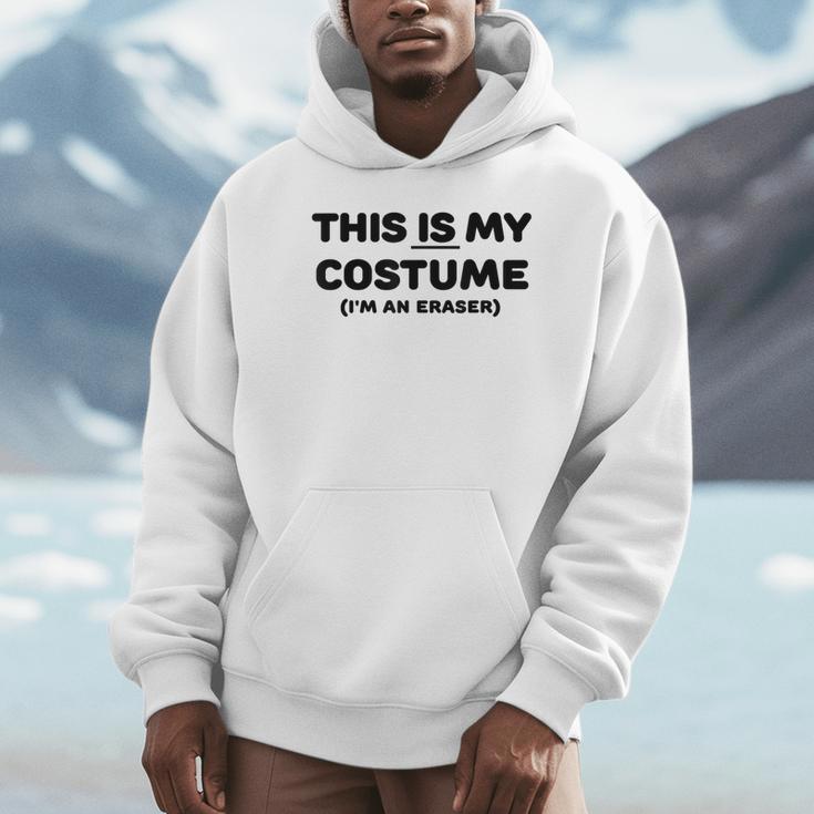 THIS IS MY COSTUME Eraser Teacher Halloween Costume Unisex Hoodie, novelty gifts, funny gifts THIS IS MY COSTUME Eraser Teacher Halloween Costume Unisex Hoodie, novelty gifts, funny gifts