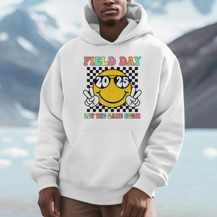 Field Day 2025 Let The Games Begin Yellow Team Teachers Kids Unisex Hoodie, novelty gifts, funny gifts Field Day 2025 Let The Games Begin Yellow Team Teachers Kids Unisex Hoodie, novelty gifts, funny gifts