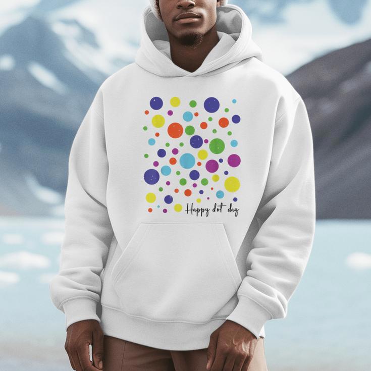 Happy Dot Day 2025 Polka Dot Boys Girls Kids Teacher Dot Day Unisex Hoodie, novelty gifts, funny gifts