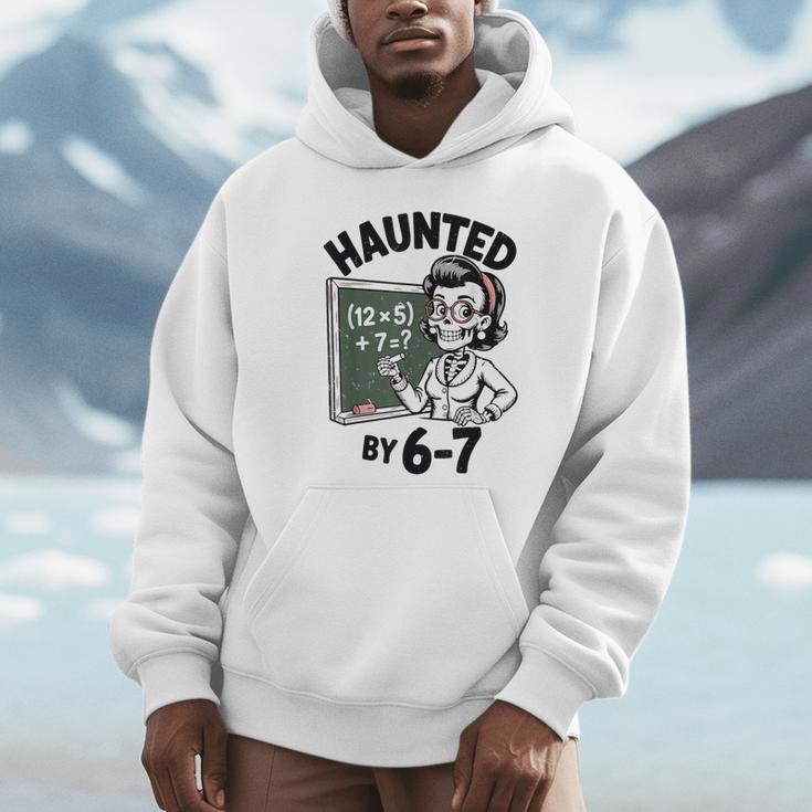 Haunted 67 Skeleton Math Teacher Halloween Costume Math Pun Unisex Hoodie, novelty gifts, funny gifts Haunted 67 Skeleton Math Teacher Halloween Costume Math Pun Unisex Hoodie, novelty gifts, funny gifts