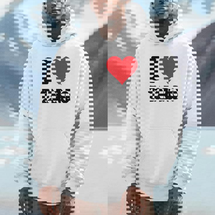 I Heart Taro 名 I Love パーソナライズ パーカー