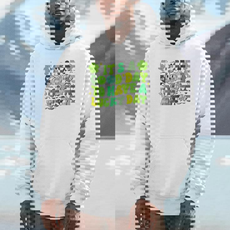It's A Good Day To Have Luckyt Patrick Day シャムロック アイリッシュ パーカー