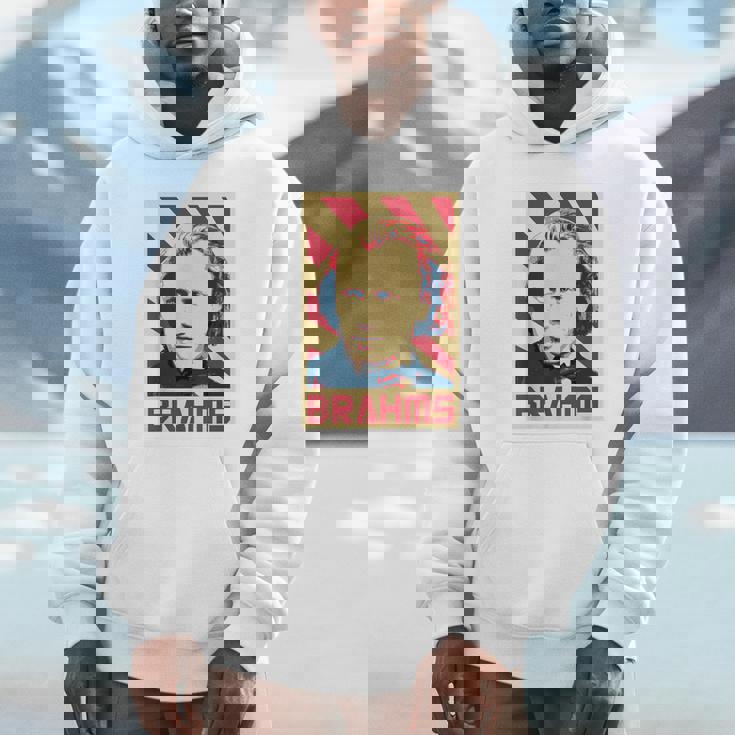 Johannes Brahms クラシック音楽の作曲家 レトロ調 パーカー