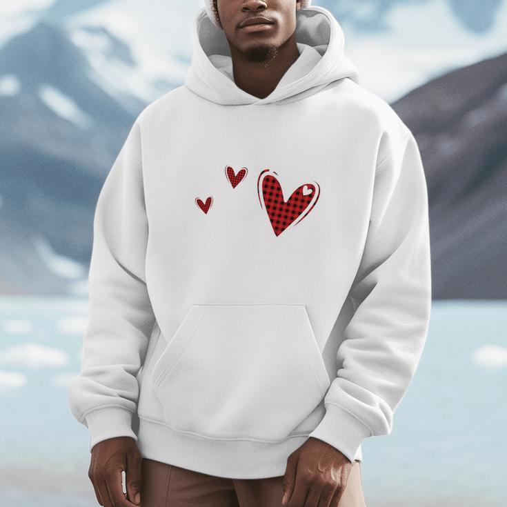 Kindergarten Has My Heart Buffalo Print Teacher Valentine Unisex Hoodie, novelty gifts, funny gifts Kindergarten Has My Heart Buffalo Print Teacher Valentine Unisex Hoodie, novelty gifts, funny gifts