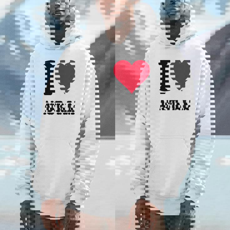 I Love Australia パーカー