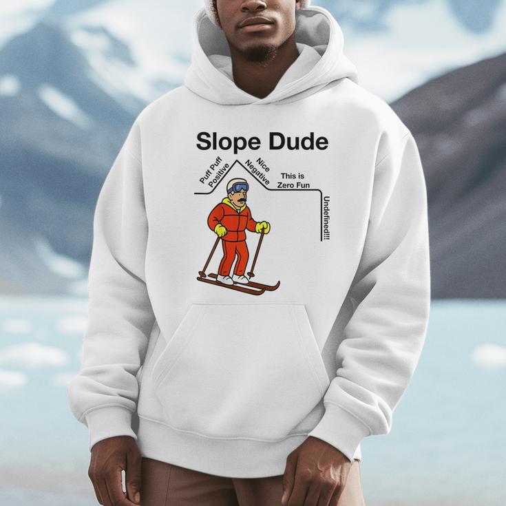Nerdy Slope Dude Geometry Algebra Math Teacher Unisex Hoodie, novelty gifts, funny gifts