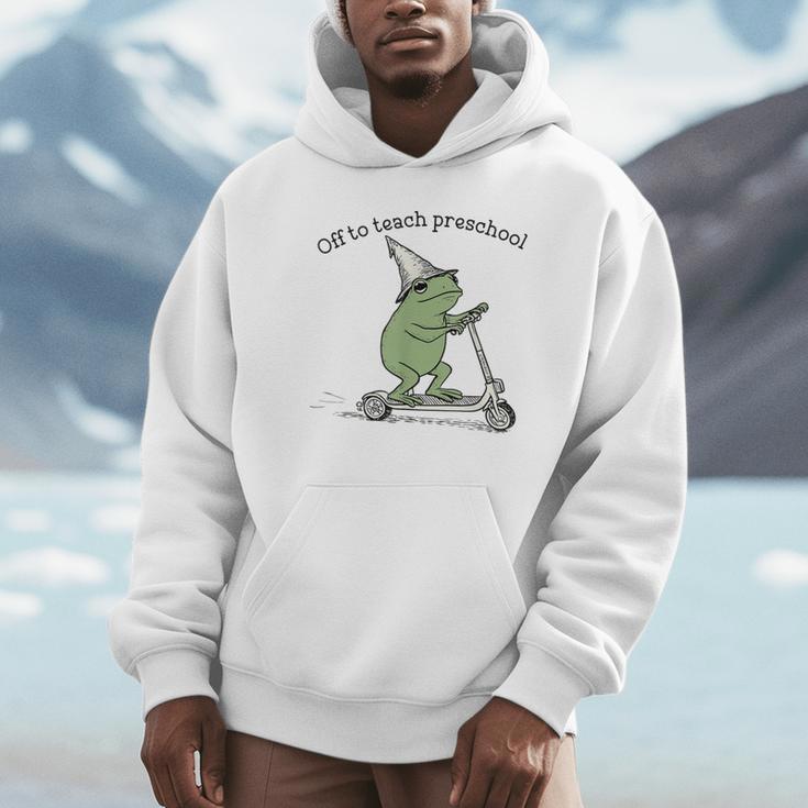 Pre K Grade Teacher Frog Back To School Preschool Unisex Hoodie, novelty gifts, funny gifts Pre K Grade Teacher Frog Back To School Preschool Unisex Hoodie, novelty gifts, funny gifts