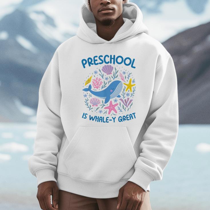 Preschool Is Whale-y Great Preschool Teacher Unisex Hoodie, novelty gifts, funny gifts Preschool Is Whale-y Great Preschool Teacher Unisex Hoodie, novelty gifts, funny gifts