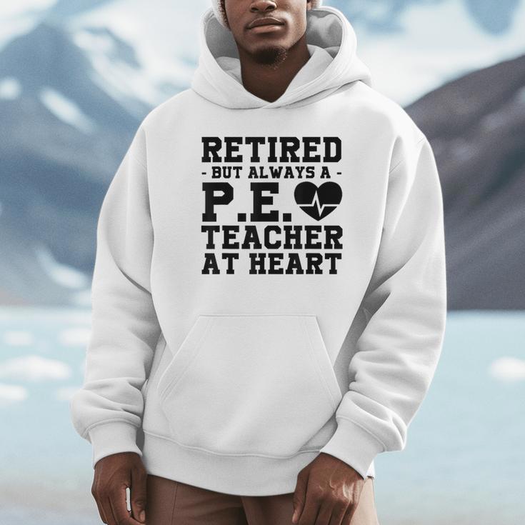 Retirement But Always A Pe Teacher At Heart Pride Shirt Unisex Hoodie, novelty gifts, funny gifts