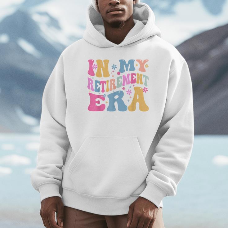 Retro Groovy Retirement Era Retired Teacher Unisex Hoodie, novelty gifts, funny gifts Retro Groovy Retirement Era Retired Teacher Unisex Hoodie, novelty gifts, funny gifts
