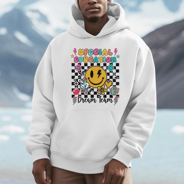 Retro Special Education Squad Groovy Dream Team Teacher Unisex Hoodie, novelty gifts, funny gifts Retro Special Education Squad Groovy Dream Team Teacher Unisex Hoodie, novelty gifts, funny gifts