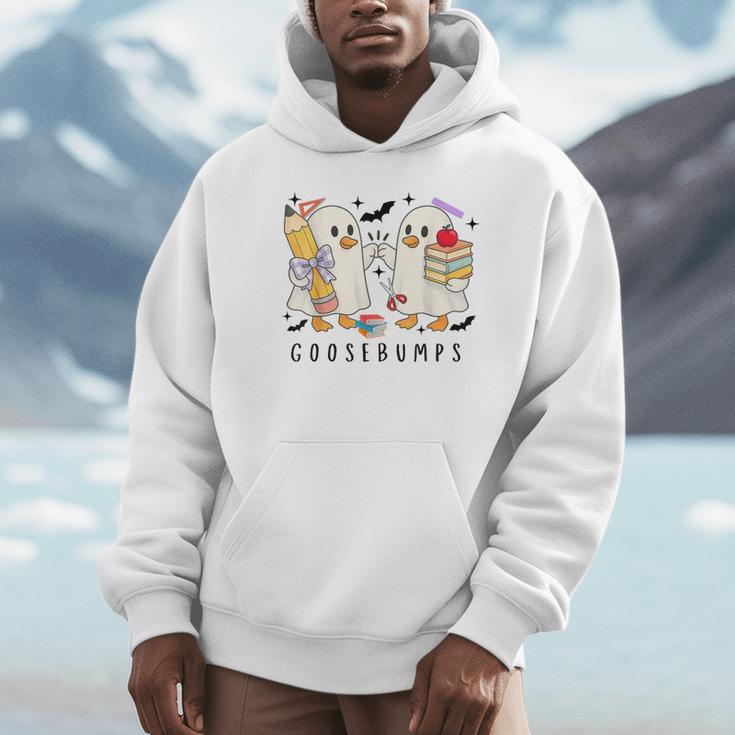 Silly Goose Spooky Teacher Halloween Cute Goosebumps Unisex Hoodie, novelty gifts, funny gifts Silly Goose Spooky Teacher Halloween Cute Goosebumps Unisex Hoodie, novelty gifts, funny gifts