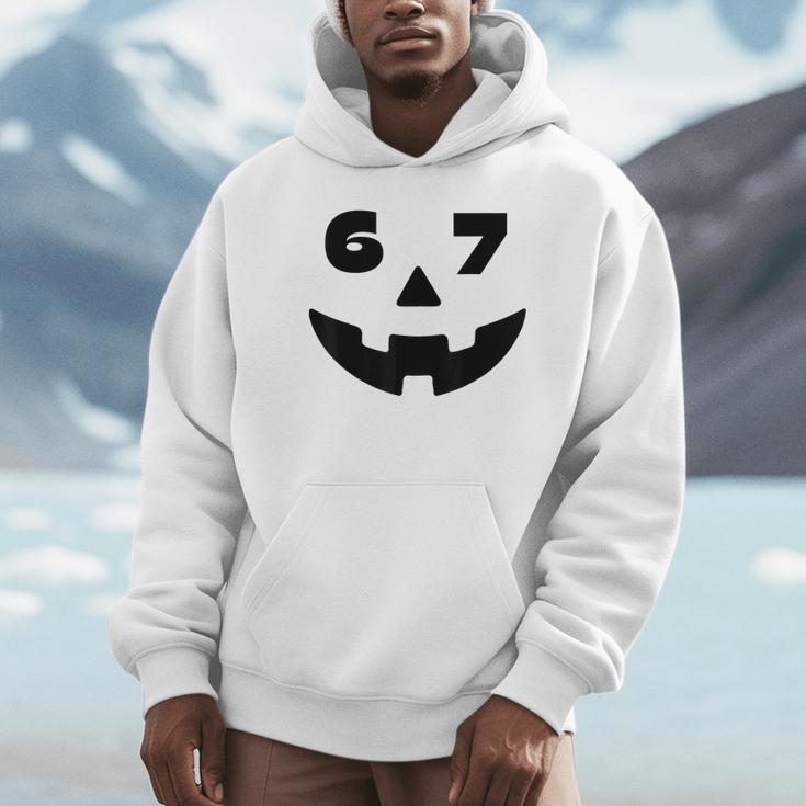 Six Seven Halloween Costume For Students Teachers 6 7 Unisex Hoodie, novelty gifts, funny gifts