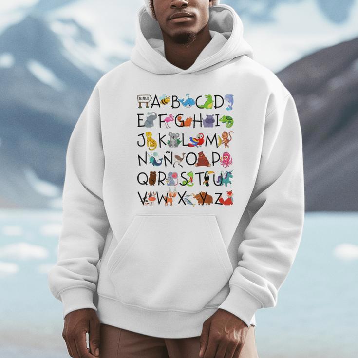 SPANISH ALPHABET MAESTRA SPANISH TEACHER Unisex Hoodie, novelty gifts, funny gifts SPANISH ALPHABET MAESTRA SPANISH TEACHER Unisex Hoodie, novelty gifts, funny gifts
