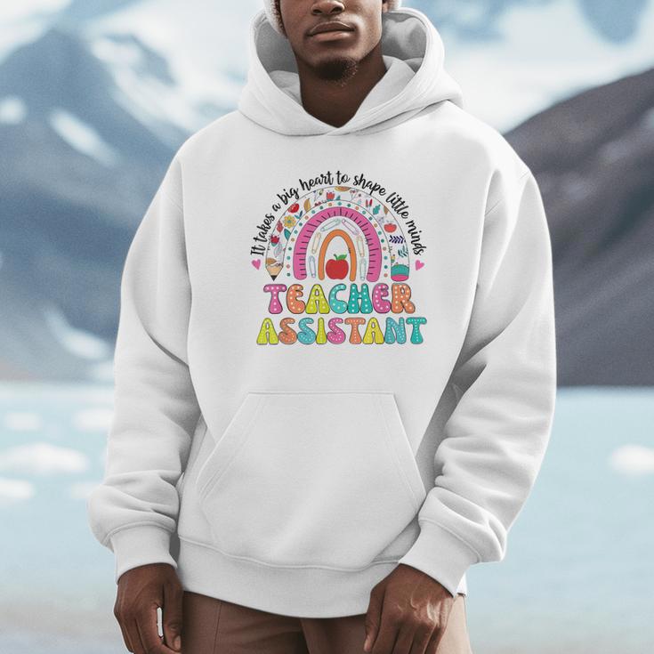 It Takes A Big Heart To Shape Little Minds Teacher Assistant Unisex Hoodie, novelty gifts, funny gifts It Takes A Big Heart To Shape Little Minds Teacher Assistant Unisex Hoodie, novelty gifts, funny gifts