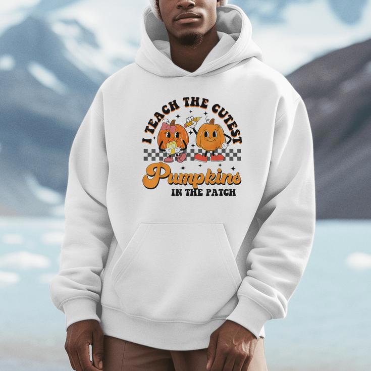 I Teach The Cutest Pumpkins In The Patch Halloween Teacher For Men Women Kids Unisex Hoodie, novelty gifts, funny gifts I Teach The Cutest Pumpkins In The Patch Halloween Teacher For Men Women Kids Unisex Hoodie, novelty gifts, funny gifts