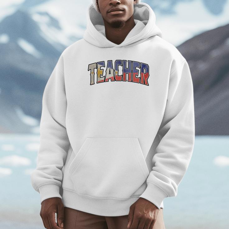 Teacher Filipino Vintage Heritage DNA Flag Unisex Hoodie, novelty gifts, funny gifts Teacher Filipino Vintage Heritage DNA Flag Unisex Hoodie, novelty gifts, funny gifts