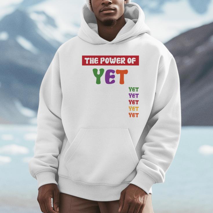 Teacher Growth Mindset Power Of Yet Unisex Hoodie, novelty gifts, funny gifts Teacher Growth Mindset Power Of Yet Unisex Hoodie, novelty gifts, funny gifts