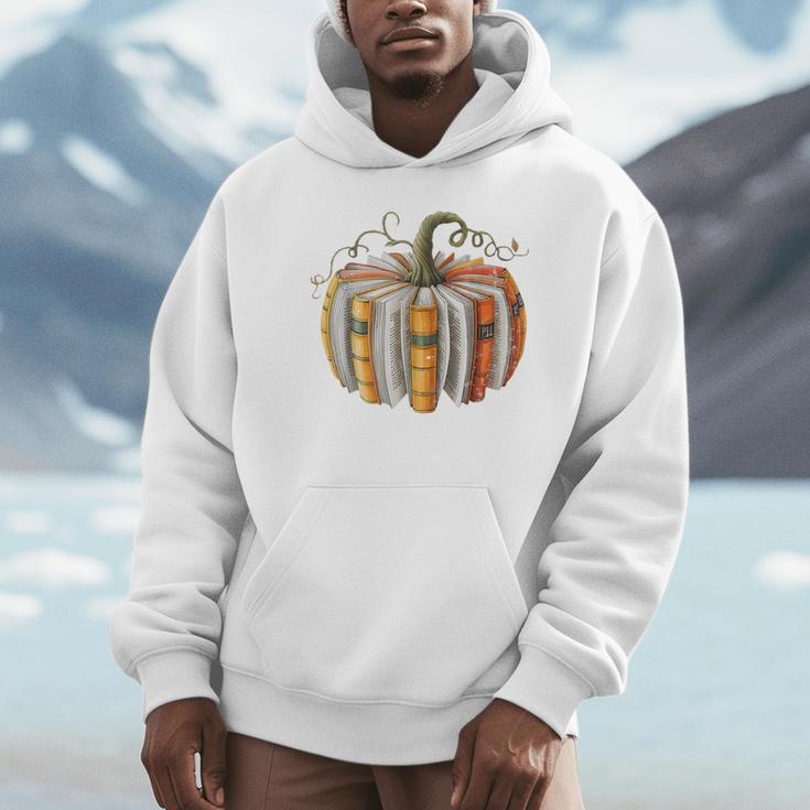 Teachers Students Fall Book Pumpkin Fall Librarians Bookworm Unisex Hoodie, novelty gifts, funny gifts Teachers Students Fall Book Pumpkin Fall Librarians Bookworm Unisex Hoodie, novelty gifts, funny gifts